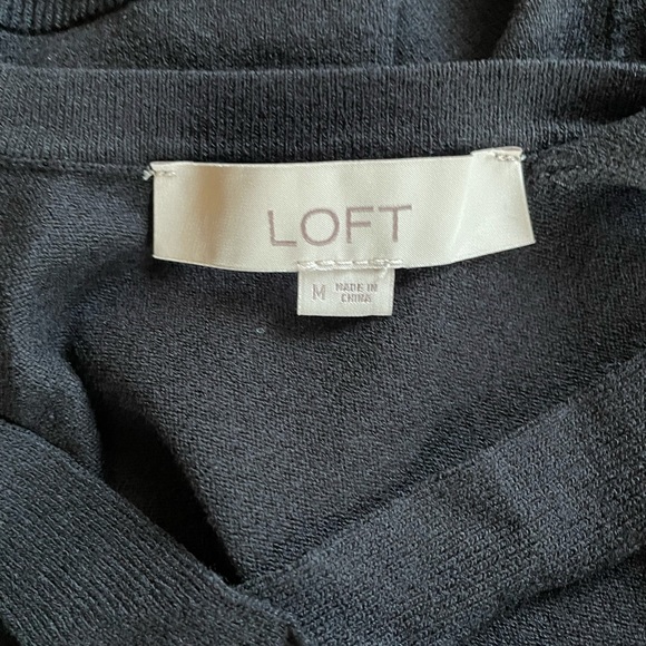 Loft Cap Sleeve Sweater with Crosscross Back Detail - Picture 3 of 4